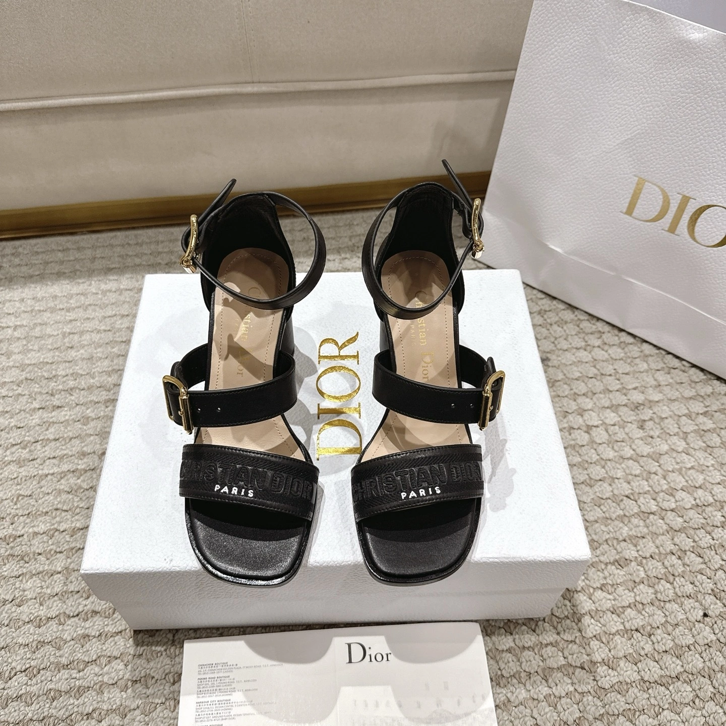COCO-- 4ior KDO191CEY_S900 Calfskin Dway Heel height：7.5CM item:E-X000H1627